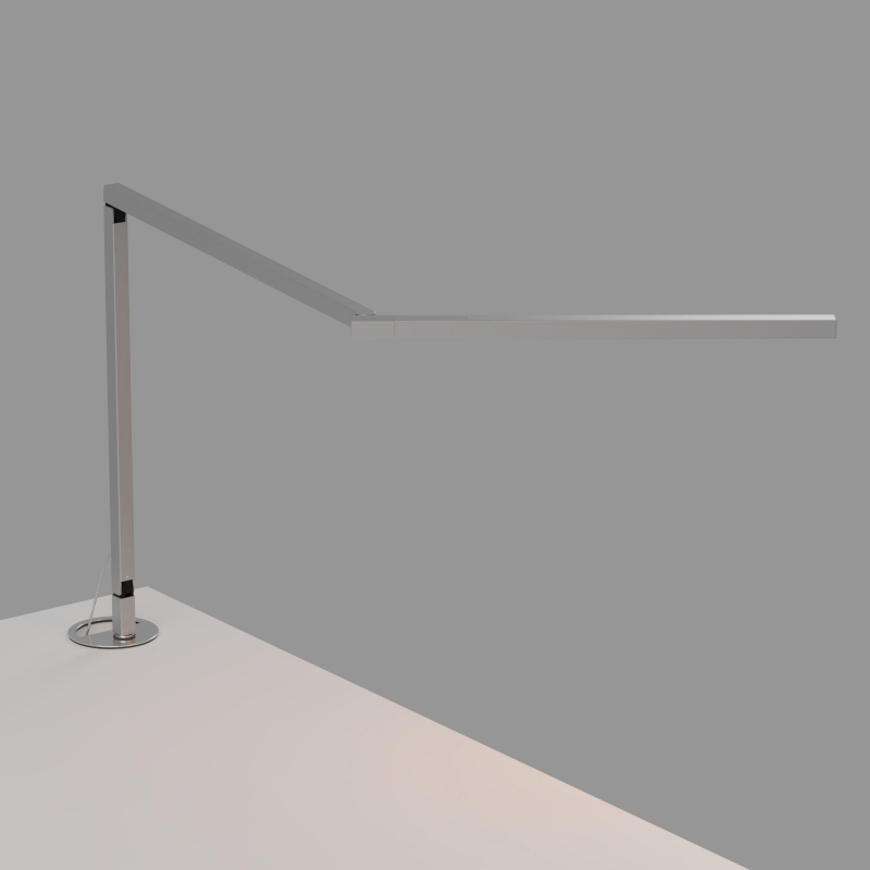 Koncept ZBD3100 Z-Bar Mini Gen 4 LED Desk Lamp - Silver/Grommet Mount