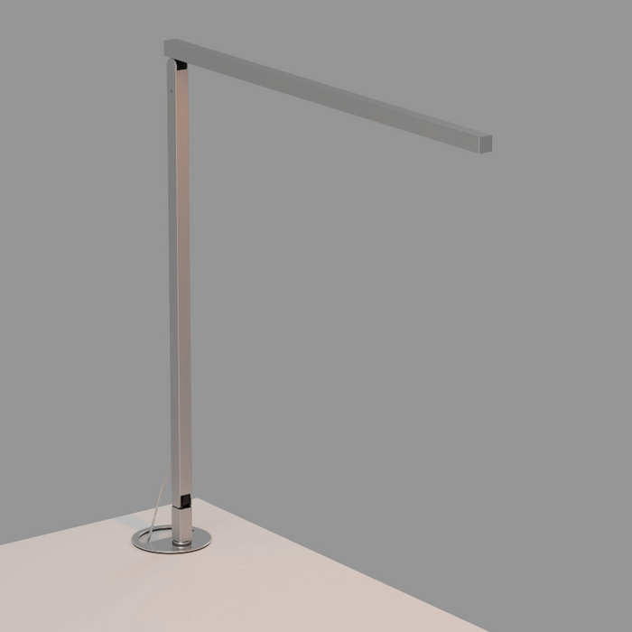 Koncept ZBD1000 Z-Bar Solo Gen 4 LED Desk Lamp - Silver/Grommet Mount