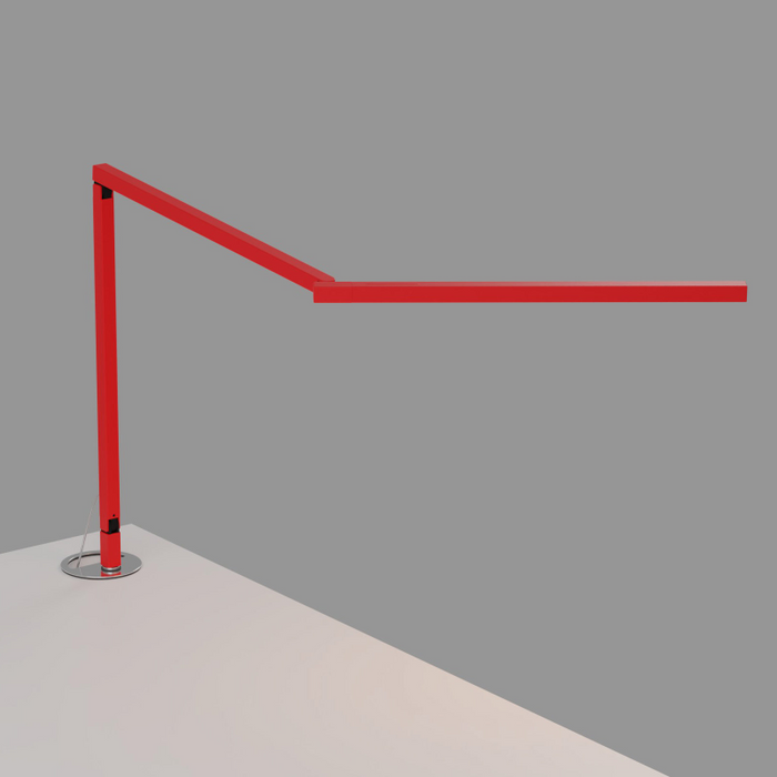 Koncept ZBD3100 Z-Bar Mini Gen 4 LED Desk Lamp - Matte Red/Grommet Mount