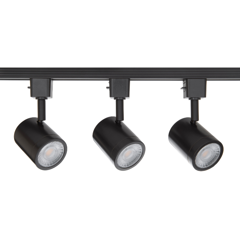 WAC H-8010/3 Charge 3-lt LED Track Kit, H Track, CCT Selectable - Black