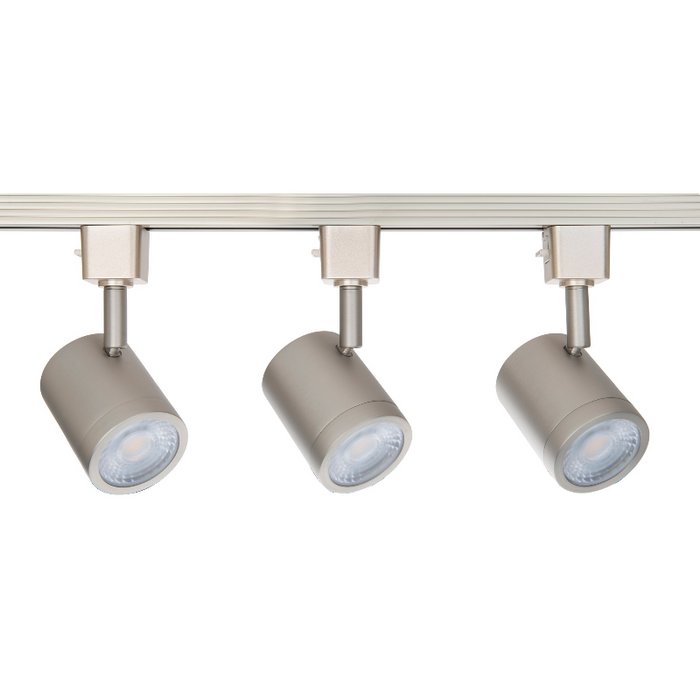WAC H-8010/3 Charge 3-lt LED Track Kit, H Track, CCT Selectable - Brushed Nickel