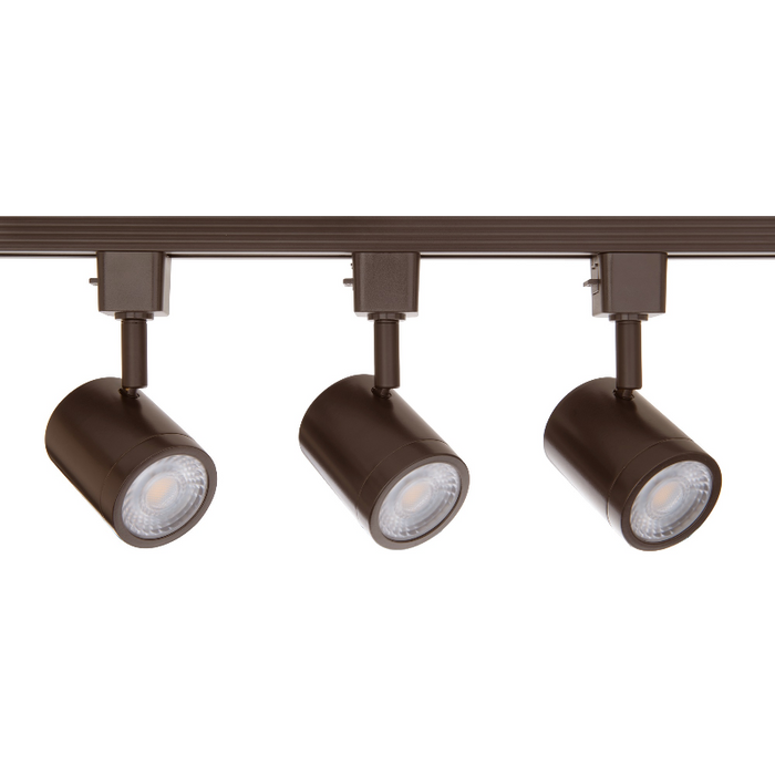 WAC H-8010/3 Charge 3-lt LED Track Kit, H Track, CCT Selectable - Dark Bronze