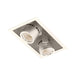 Lightolier LLAVRM01 Alcyon 2-Head LED Vertical Recessed Multiples, 1000 lm per head