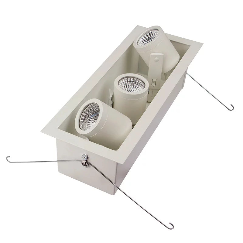 Lightolier LCRM06 OmniSpot 3-Head LED Recessed Multiple, 600 lm per head