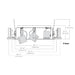 Lightolier LCRM10 OmniSpot 3-Head LED Recessed Multiple, 1000 lm per head