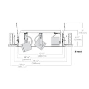 Lightolier LCRM10 OmniSpot Recessed Multiples Frame