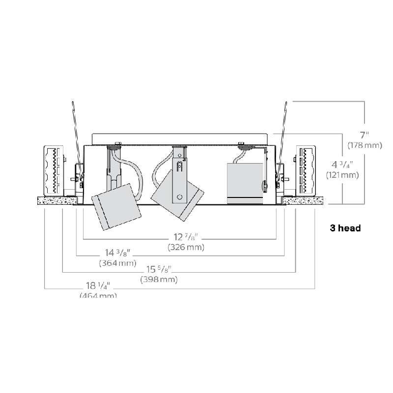 Lightolier LCRM10 OmniSpot Recessed Multiples Frame