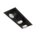 Lightolier LLAVRM11 Alcyon 3-Head LED Vertical Recessed Multiples, 1400 lm per head