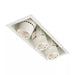Lightolier LLAVRM01 Alcyon 3-Head LED Vertical Recessed Multiples, 1000 lm per head