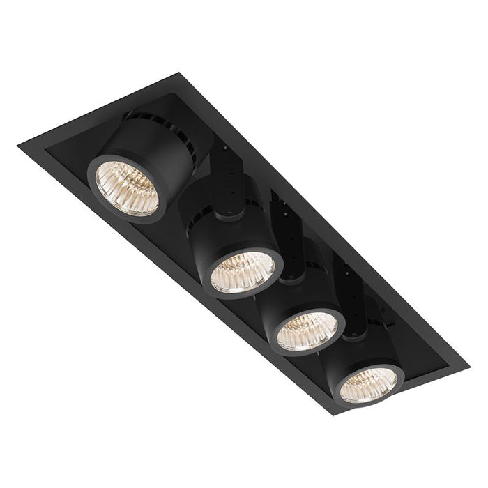 Lightolier LLAVRM01 Alcyon 4-Head LED Vertical Recessed Multiples, 1000 lm per head