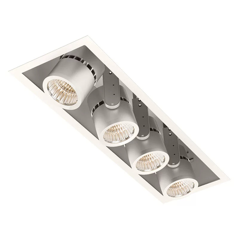Lightolier LLAVRM01 Alcyon 4-Head LED Vertical Recessed Multiples, 100 ...
