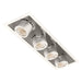 Lightolier LLAVRM01 Alcyon 4-Head LED Vertical Recessed Multiples, 1000 lm per head