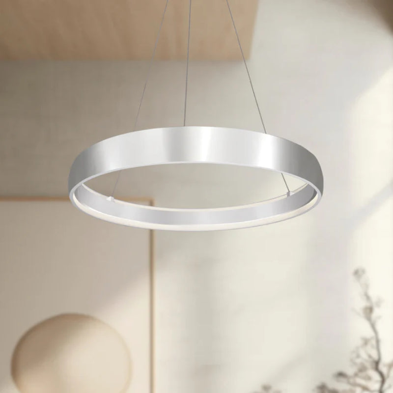 Kuzco PD22735-UNV Halo 36" LED Pendant, 120-277V - Brushed Silver