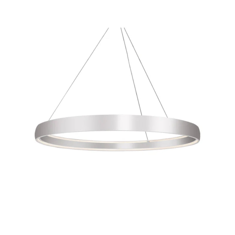 Kuzco PD22753-UNV-010 Halo 1-lt 52" LED Pendant, 120-277V - Brushed Silver
