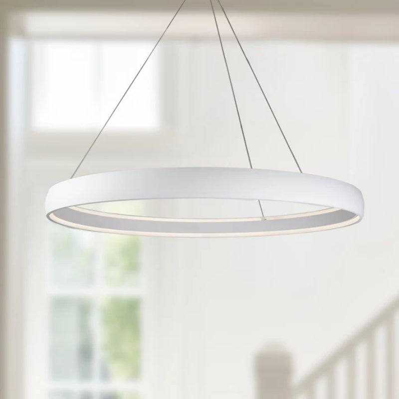 Kuzco PD22753-UNV-010 Halo 1-lt 52" LED Pendant, 120-277V - White