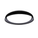 Kuzco FM43117 Hampton 1-lt 17" LED Flush Mount, 5CCT Selectable-Black