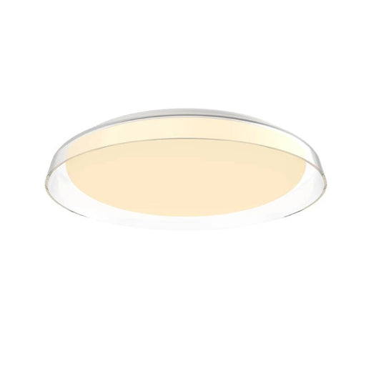 Kuzco FM43117 Hampton 1-lt 17" LED Flush Mount, 5CCT Selectable-Clear