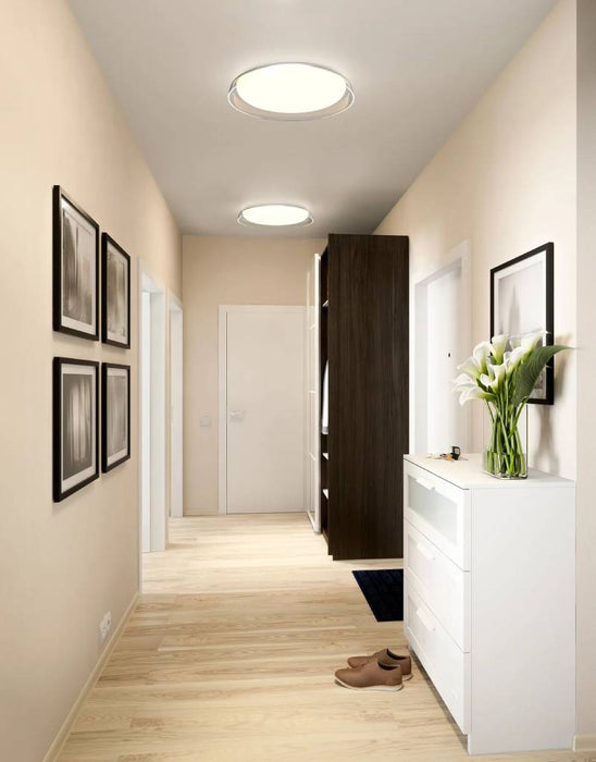 Kuzco FM43117 Hampton 1-lt 17" LED Flush Mount, 5CCT Selectable