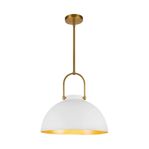 Alora Mood PD504016 Harper 1-lt 16" Pendant - White