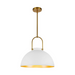 Alora Mood PD504016 Harper 1-lt 16" Pendant - White