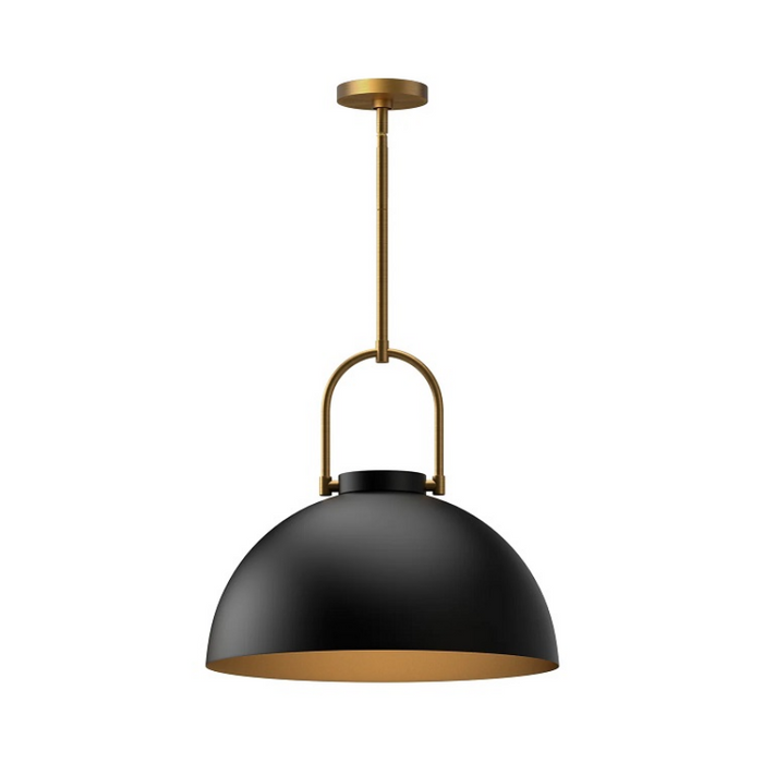 Alora Mood PD504016 Harper 1-lt 16" Pendant - Matte Black