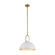 Alora Mood PD504016 Harper 1-lt 16" Pendant - White