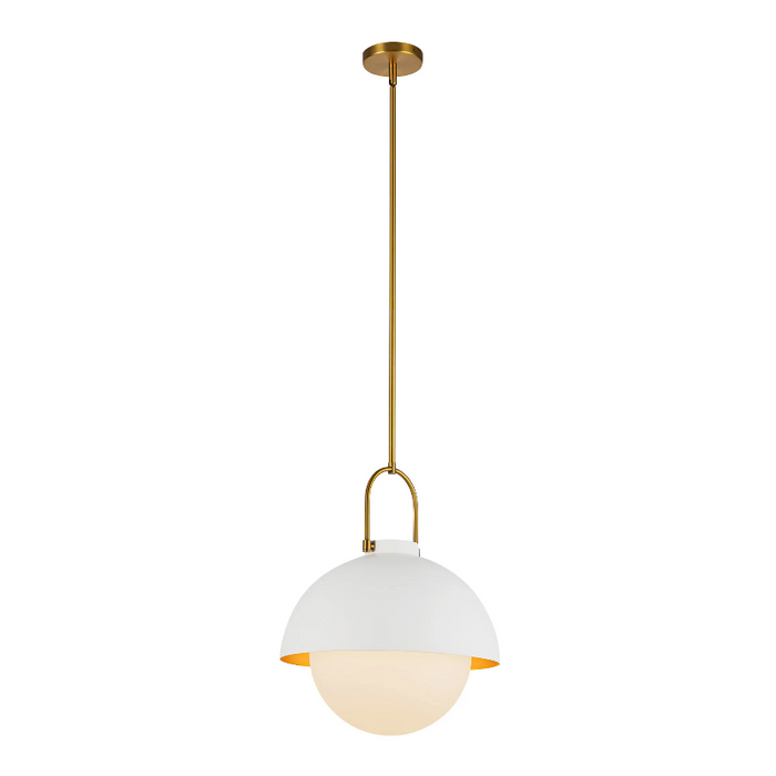 Alora Mood PD507216 Harper 1-lt 16" Pendant - White