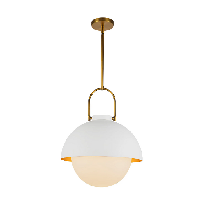 Alora Mood PD507216 Harper 1-lt 16" Pendant - White