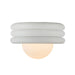Alora Mood SF426012 Harvey 1-lt 12" Semi-Flush Mount - Antique White