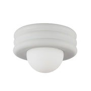 Alora Mood SF426012 Harvey 1-lt 12" Semi-Flush Mount - Antique White