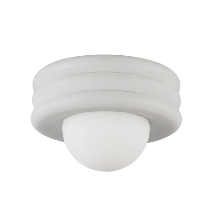 Alora Mood SF426012 Harvey 1-lt 12" Semi-Flush Mount - Antique White