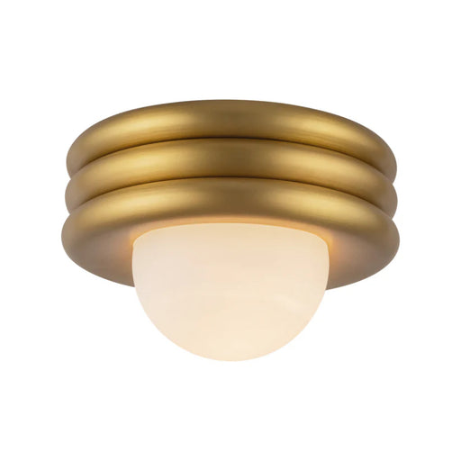 Alora Mood SF426012 Harvey 1-lt 12" Semi-Flush Mount - Brushed Gold