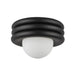 Alora Mood SF426012 Harvey 1-lt 12" Semi-Flush Mount - Matte Black