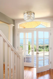 Crystorama HAY-1400 Hayes 4-lt 16" Flush Mount