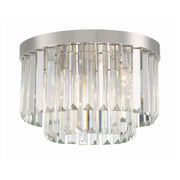 Crystorama HAY-1400 Hayes 4-lt 16" Flush Mount - Polished Nickel