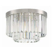 Crystorama HAY-1400 Hayes 4-lt 16" Flush Mount - Polished Nickel