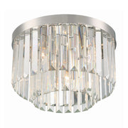 Crystorama HAY-1400 Hayes 4-lt 16" Flush Mount - Polished Nickel