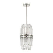 Crystorama HAY-1401 Hayes 4-lt 8" Pendant - Polished Nickel