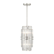 Crystorama HAY-1401 Hayes 4-lt 8" Pendant - Polished Nickel