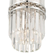Crystorama HAY-1401 Hayes 4-lt 8" Pendant - Polished Nickel