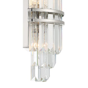 Crystorama HAY-1402 Hayes 2-lt 14" Tall Wall Sconce - Polished Nickel