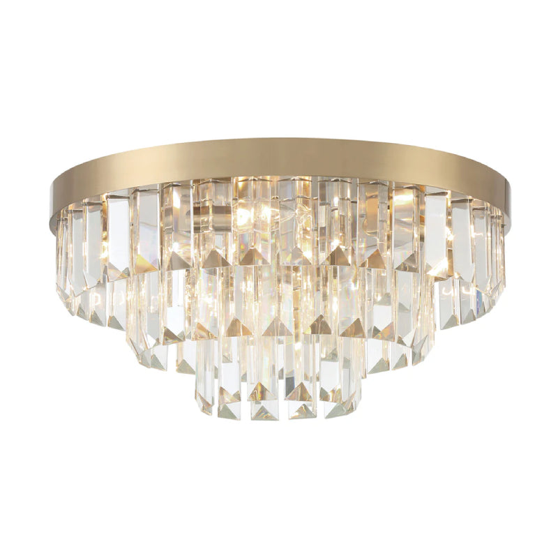 Crystorama HAY-1403 Hayes 8-lt 18" Flush Mount