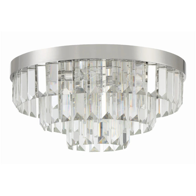 Crystorama HAY-1403 Hayes 8-lt 18" Flush Mount