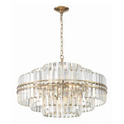 Crystorama HAY-1407 Hayes 16-lt 28" Chandelier - Aged Brass