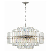 Crystorama HAY-1407 Hayes 16-lt 28" Chandelier - Polished Nickel