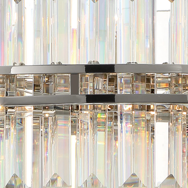 Crystorama HAY-1407 Hayes 16-lt 28" Chandelier - Polished Nickel