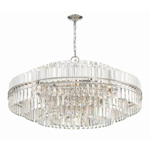 Crystorama HAY-1409 Hayes 32-lt 41" Chandelier - Polished Nickel