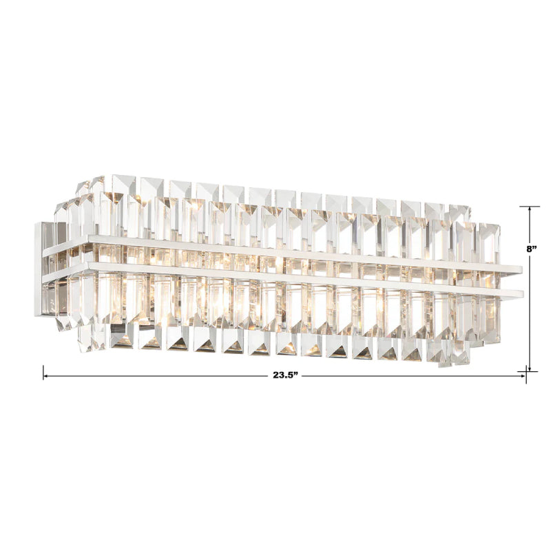 Crystorama HAY-1413 Hayes 4-lt 24" Bathroom Vanity Light