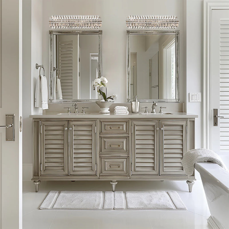 Crystorama HAY-1415 Hayes 6-lt 32" Bathroom Vanity Light - Polished Nickel