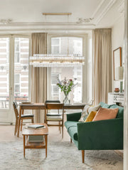 Crystorama HAY-1417 Hayes 16-lt 50" Linear Chandelier